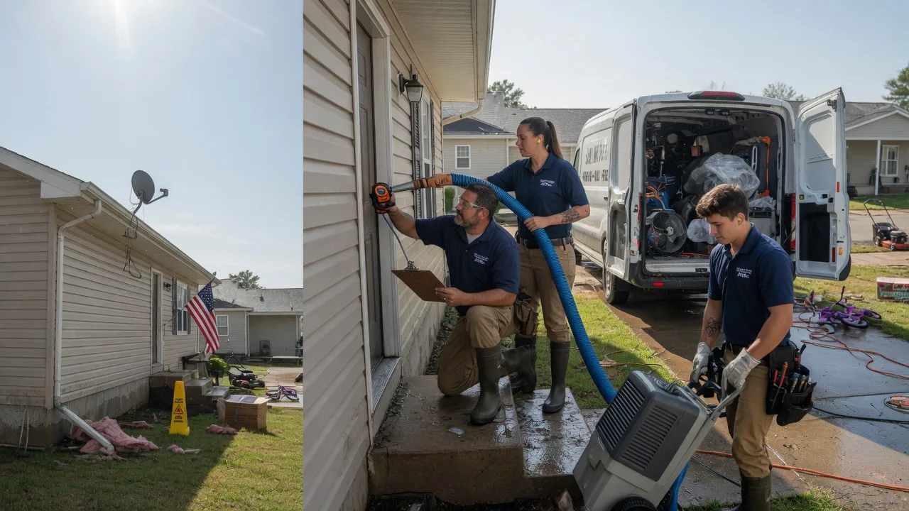 Ceiling Water Damage Restoration in East Palestine, OH near me